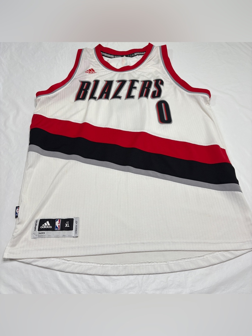 Adidas NBA Damian Lillard Portland Trail Blazers Swingman Jersey Mens XL